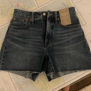 Madewell size 26” waist curvy “the perfect jean” shorts NWT